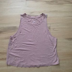 Girlfriend Collective Florence Tank in Oyster, Size Small